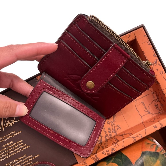 🆕 PATRICIA NASH Leather Locri Floral Multicolor Handbag & Wallet Gift Set - Picture 7 of 10